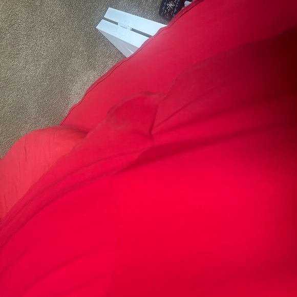 Alyce Paris Red Sleeveless Halter Backless Gown for Prom/Grad - Picture 8 of 10